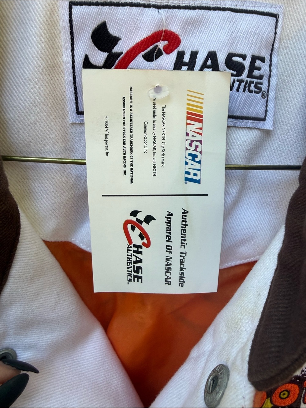 NWT Vintage 2004 Hooters NASCAR Chase Authentics Racing Jacket Size L Y2K - Picture 4 of 7